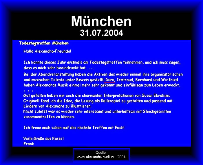 F Presse 2004 Muenchen 01