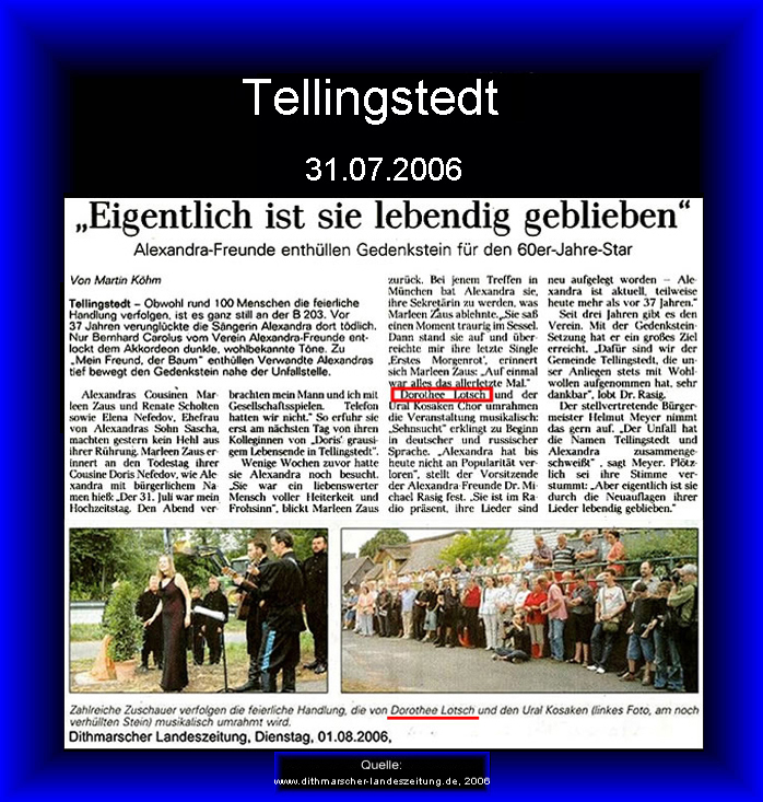 F Presse 2006 Tellingstedt II 1