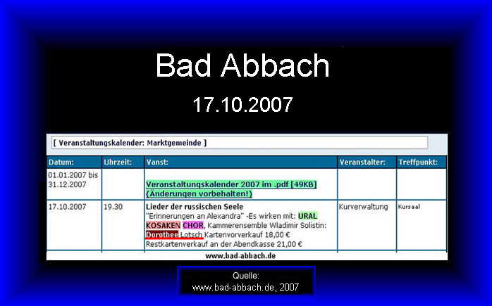 F Presse 2007 Bad Abbach 01