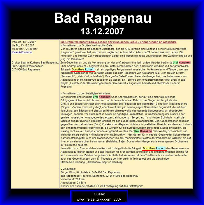 F Presse 2007 Bad Rappenau 01