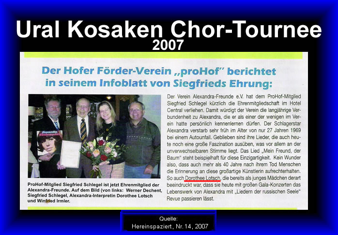 F Presse 2007 Ural Kosaken Chor Tournee 001