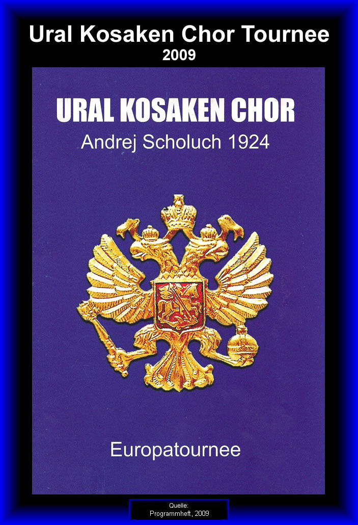 F Presse 2009 Ural Kosaken Chor Tournee 01